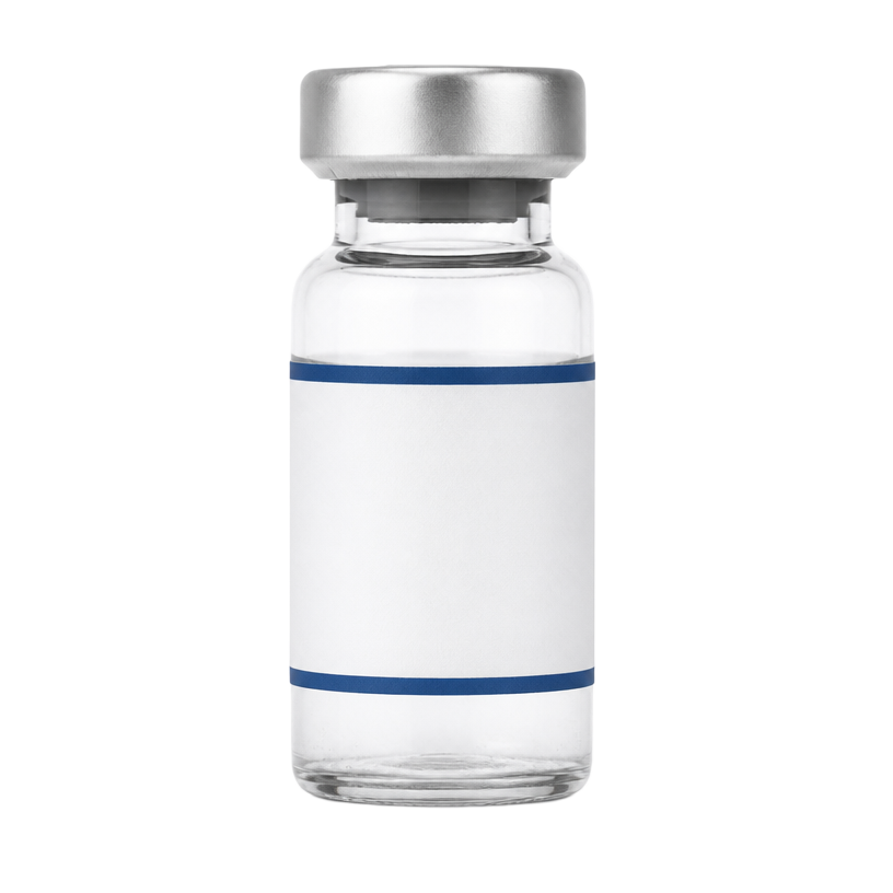 Research peptide vial